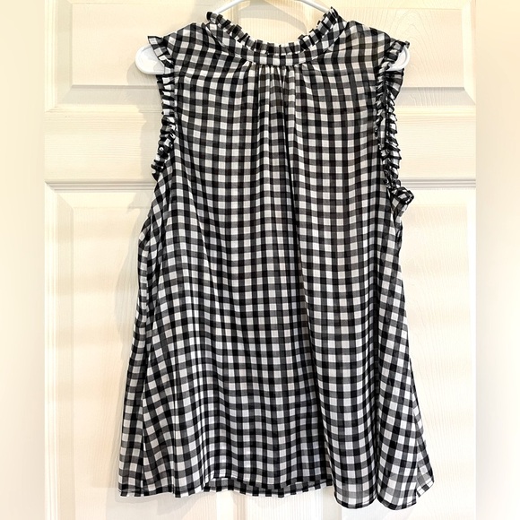 WHO WHAT WEAR checkered top - Picture 5 of 8